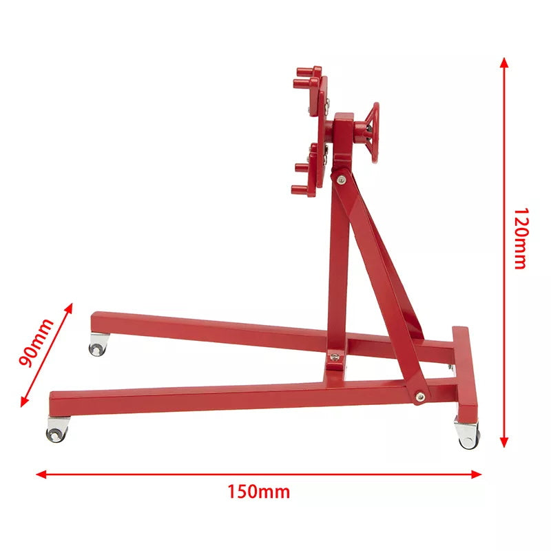 Powerhobby 1/10 Simulation Model Car Garage Series Engine Stand Work Stand RED - PowerHobby