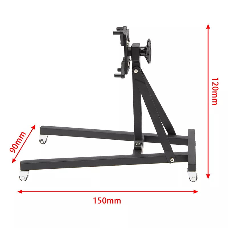 Powerhobby 1/10 Simulation Model Car Garage Series Engine Stand Work Stand Black - PowerHobby