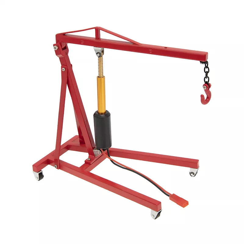 Powerhobby Simulation Garage Series Engine Hoist  Shop Crane Hoist Lift Red - PowerHobby