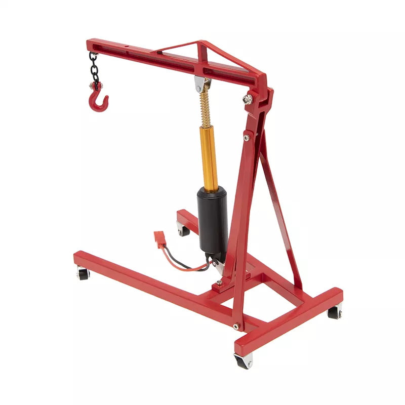 Powerhobby Simulation Garage Series Engine Hoist  Shop Crane Hoist Lift Red - PowerHobby