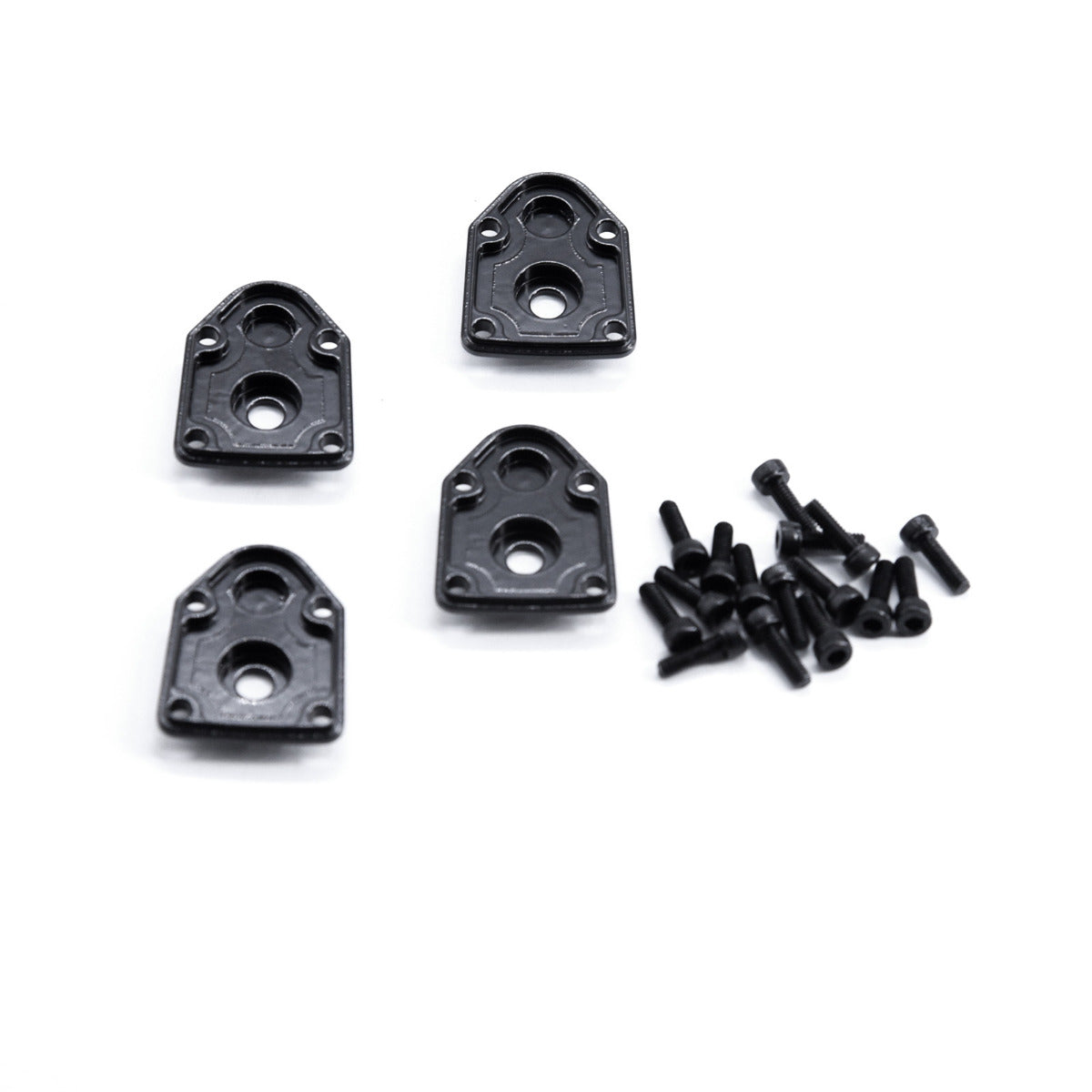 Powerhobby Brass Portal Axle Covers Axial 1/18 Capra UTB18 Black - PowerHobby