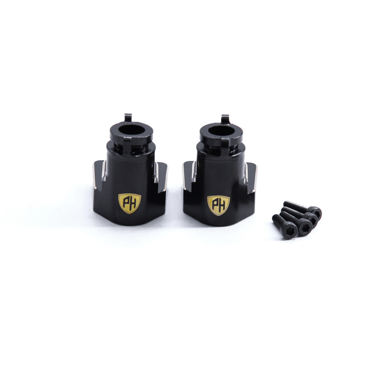 Powerhobby Brass Rear Axle Carriers AXIAL UTB18 Capra Black - PowerHobby