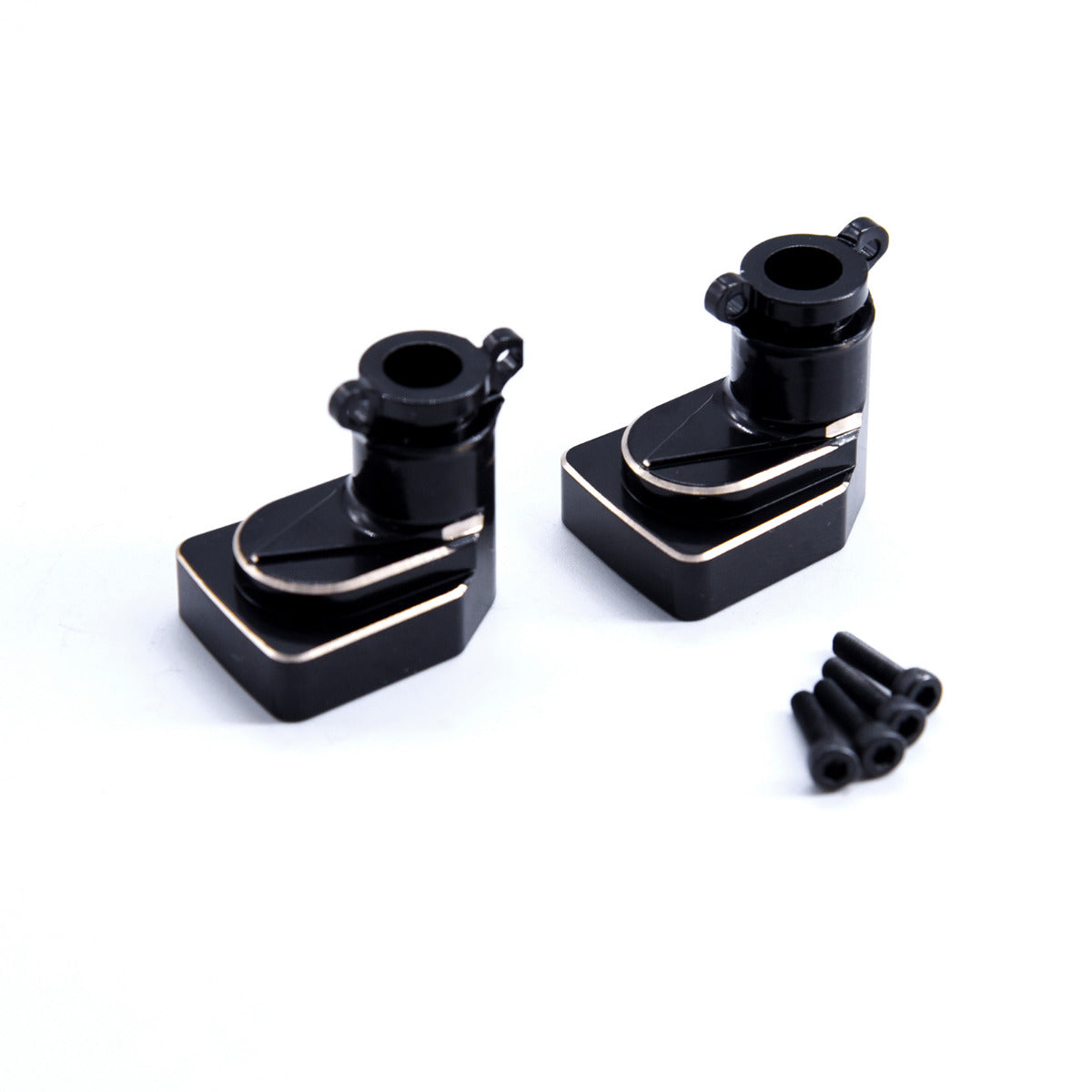 Powerhobby Brass Rear Axle Carriers AXIAL UTB18 Capra Black - PowerHobby