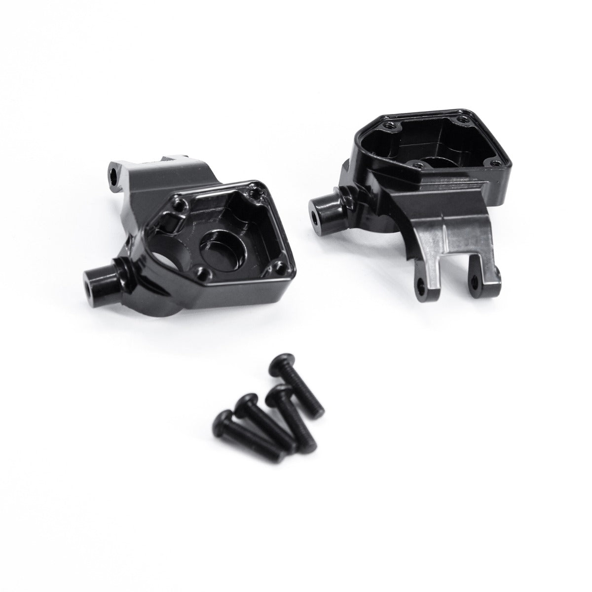 Powerhobby Brass Portal Steering Knuckles AXIAL UTB18 Capra Black - PowerHobby