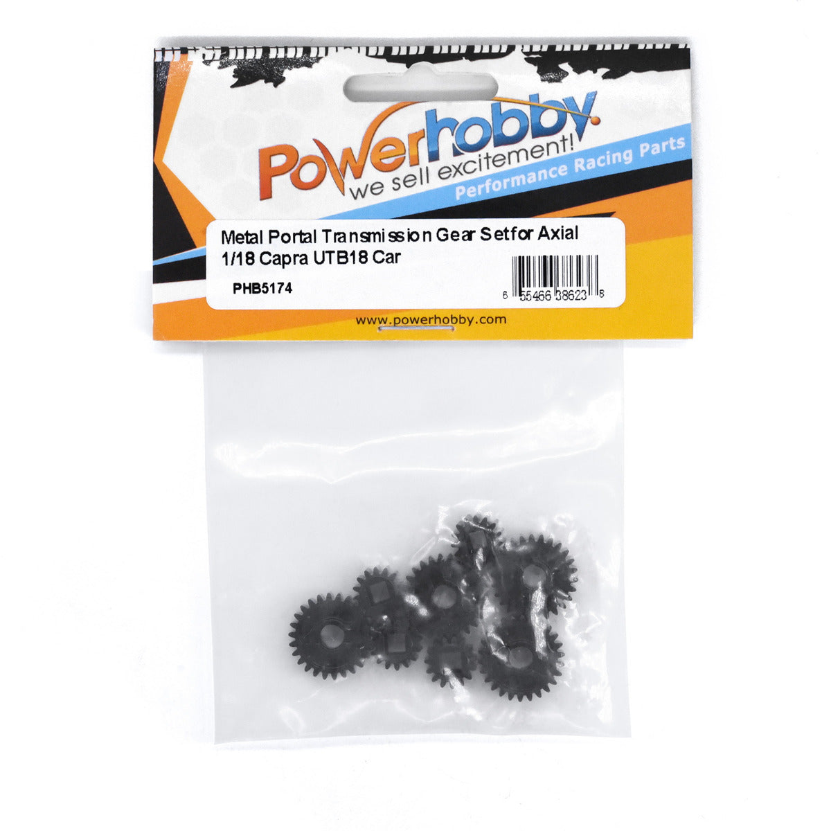 Powerhobby Metal Portal Transmission Gear Set Axial 1/18 Capra UTB18 - PowerHobby