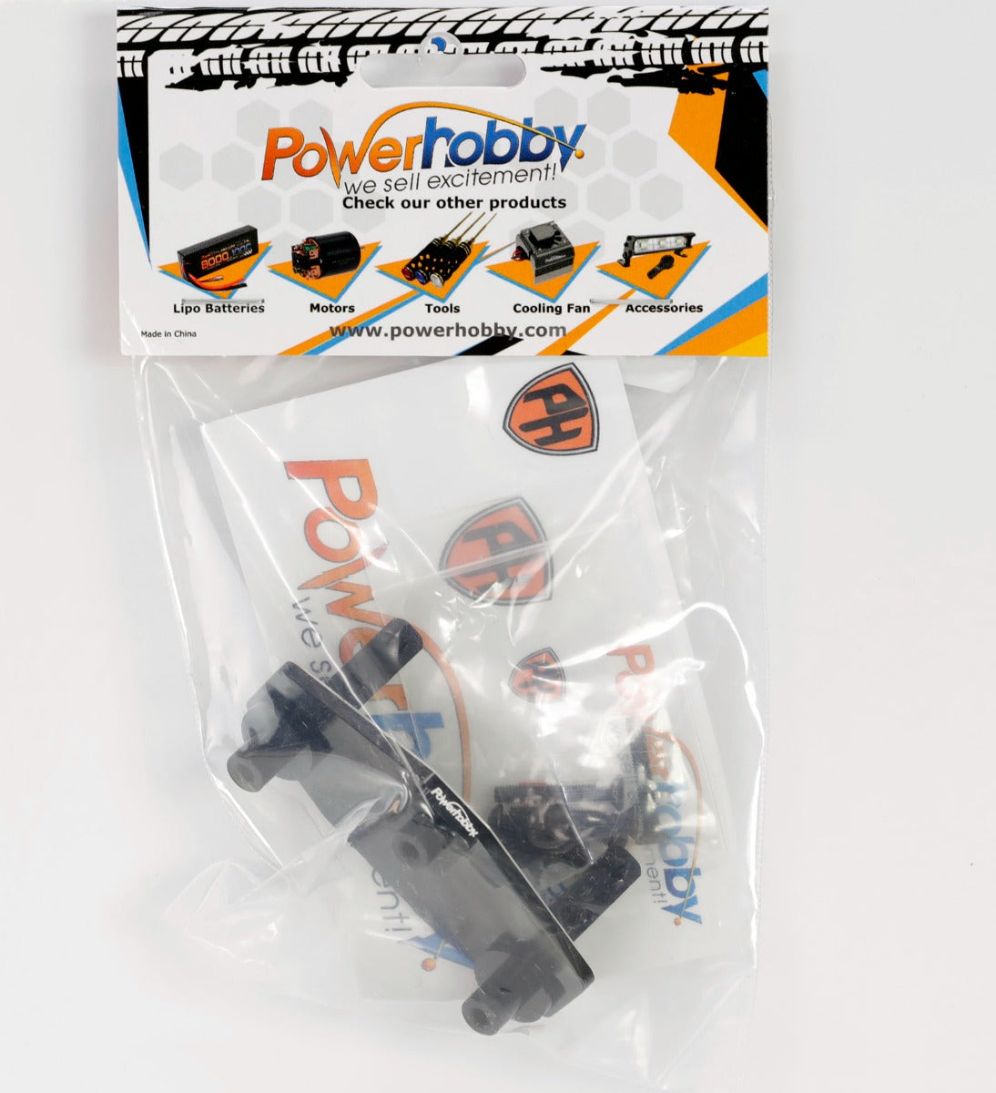 Powerhobby 7075 Aluminum Servo Mount Losi LMT Black - PowerHobby