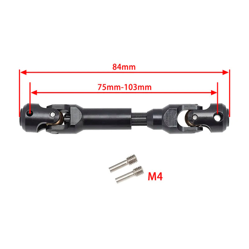 Powerhobby Universal Spline Drive Shaft CVD 75-103MM (1) TRX-4 Wraith SCX10 - PowerHobby