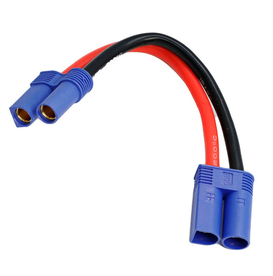 Powerhobby EC3 Male to EC5 Female Adapter 12AWG 4" - PowerHobby