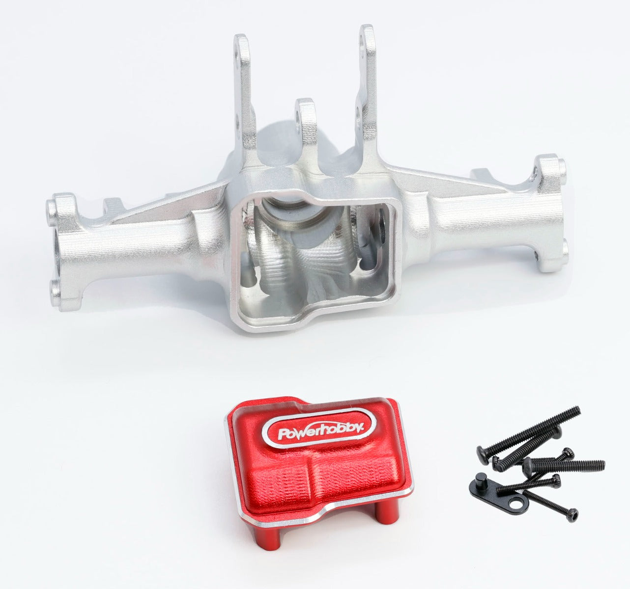 Powerhobby Aluminum Front Axle Housing Silver FOR Traxxas TRX-4M TRX4M - PowerHobby