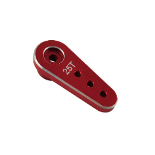 Powerhobby Aluminum Servo Horn 25T Red 32MM - PowerHobby