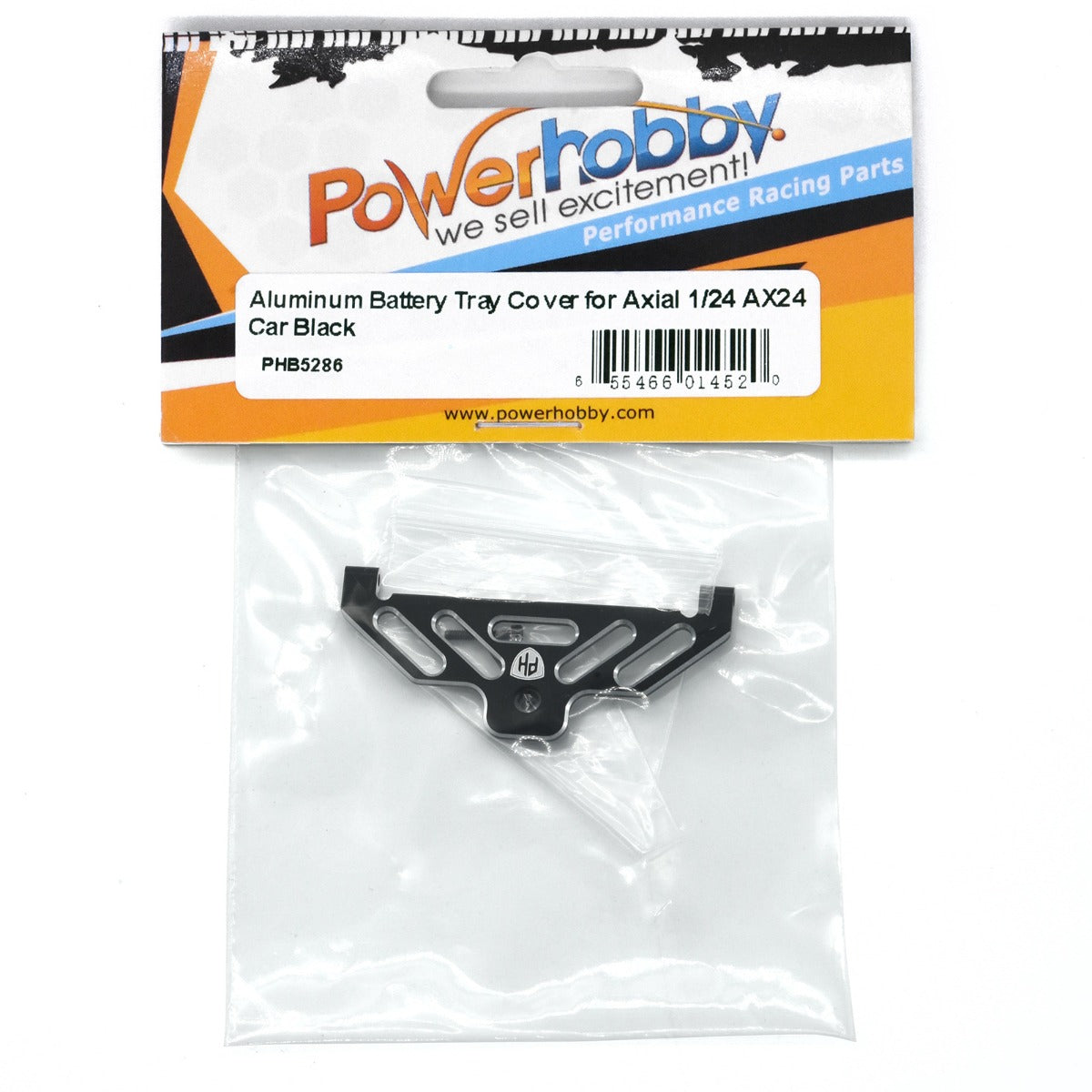 Powerhobby Aluminum Battery Tray Cover Axial AX24 - PowerHobby