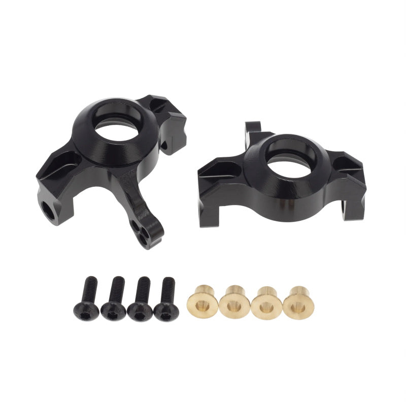 Powerhobby Aluminum Steering Knuckles Black Axial RR10 Wraith - PowerHobby