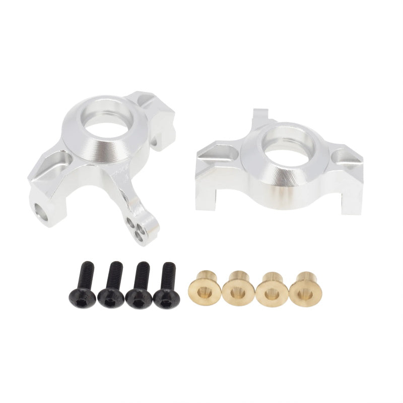 Powerhobby Aluminum Steering Knuckles Silver Axial RR10 Wraith - PowerHobby