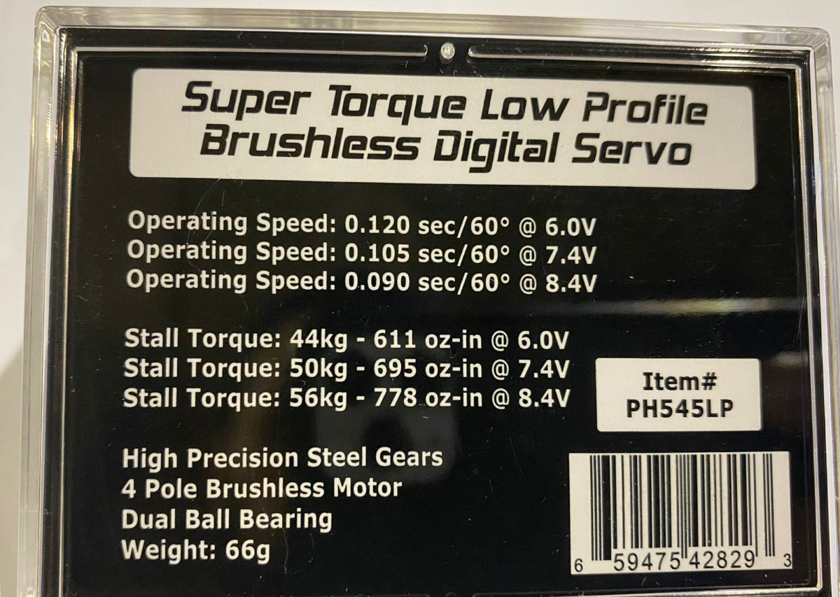 Powerhobby 545LP Super Torque Low Profile Brushless Digital Servo - PowerHobby