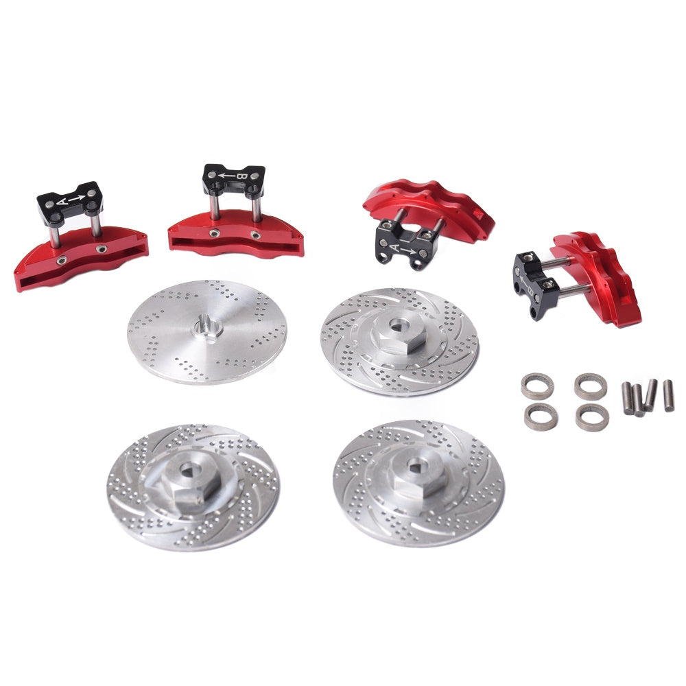 Powerhobby Full Metal Simulate Brake Disc Kit With Calipers FOR Traxxas TRX-4 - PowerHobby