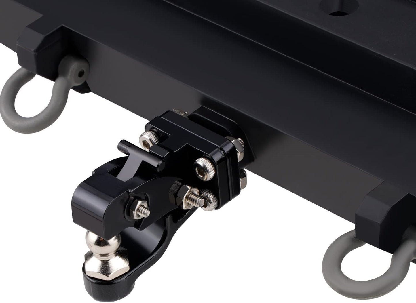 Powerhobby Rescue Tow Trailer Hook Hitch Black 1/10 Crawler - PowerHobby