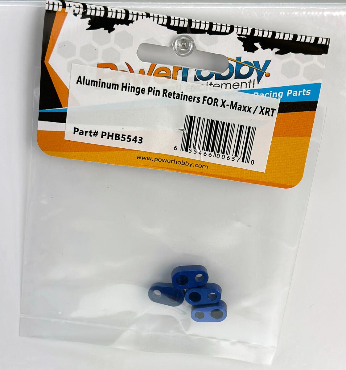 Powerhobby Aluminum Hinge Pin Retainers FOR Traxxas X-Maxx - PowerHobby