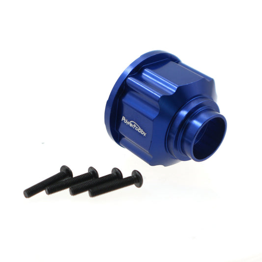 Powerhobby Aluminum Differential Carrier Housing Blue FOR Traxxas X-Maxx / XRT - PowerHobby