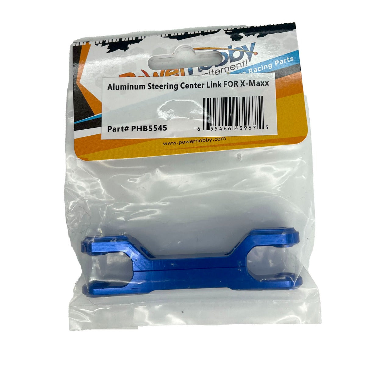 Powerhobby Aluminum Steering Center Link Blue FOR Traxxas X-Maxx - PowerHobby