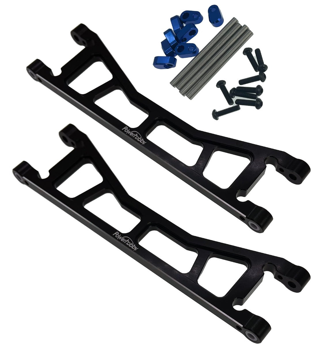 Powerhobby Aluminum Upper Suspension Arms Front or Rear Black FOR Traxxas X-Maxx - PowerHobby