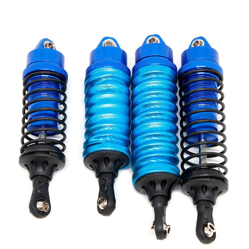 Powerhobby Shock Absorbers Covers Blue FOR Traxxas 4x4 - PowerHobby