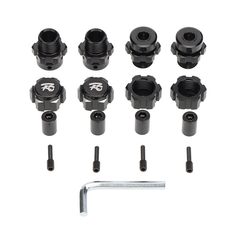 Powerhobby Aluminum 17mm Splined Wheel Hubs FOR Traxxas E-Revo Summit - PowerHobby