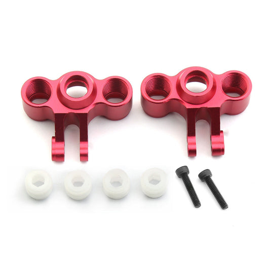 Powerhobby Aluminum Steering Knuckles Red FOR Traxxas 1/6 E-Revo Slash Summit - PowerHobby