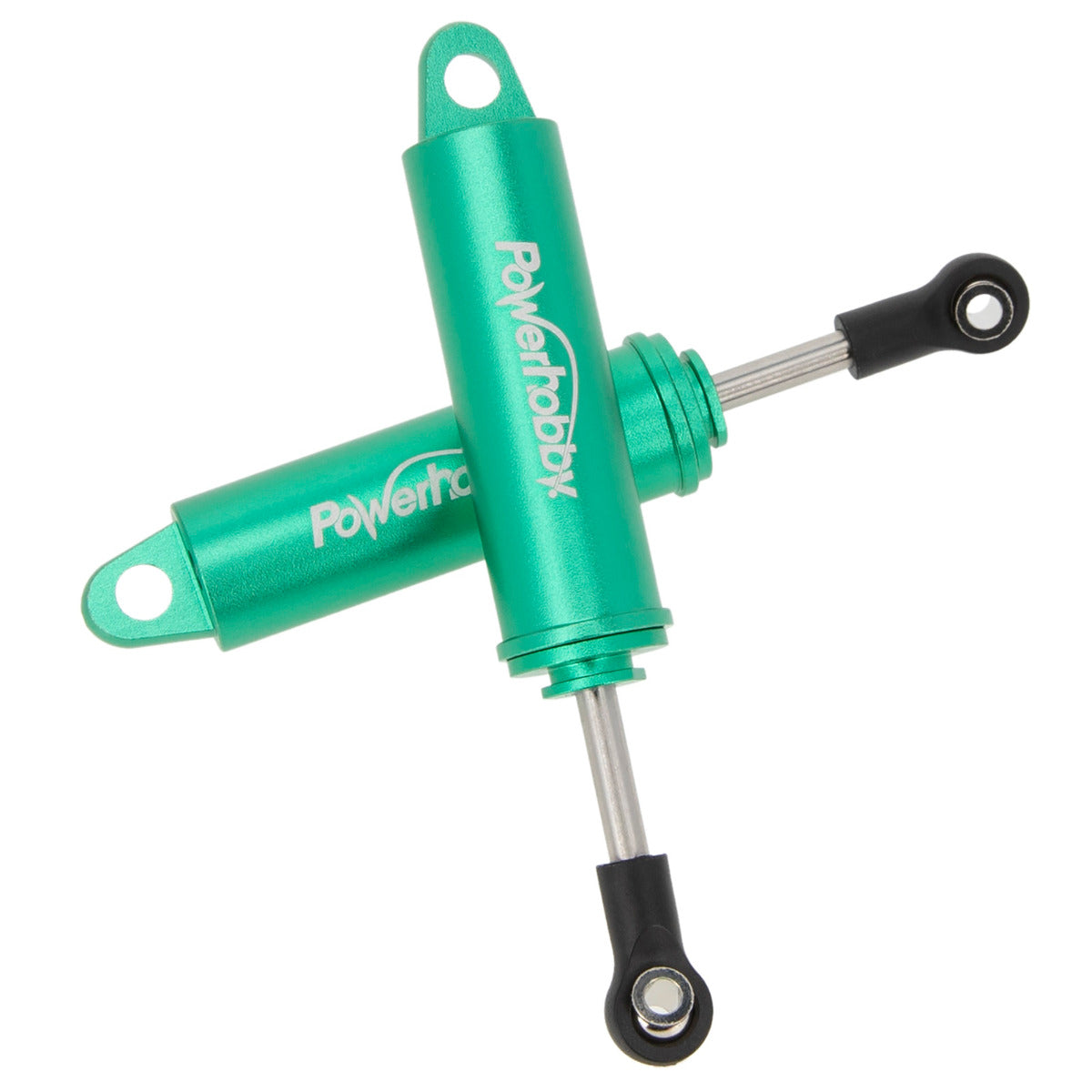 Powerhobby 80mm Promatics Two Stage Internal Spring Shocks (2) Green - PowerHobby