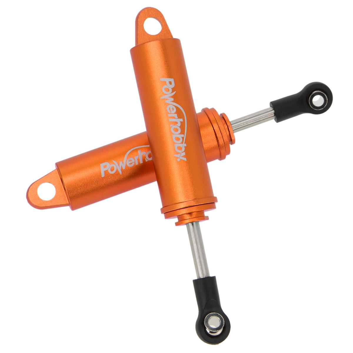 Powerhobby 80mm Promatics Two Stage Internal Spring Shocks (2) Orange - PowerHobby