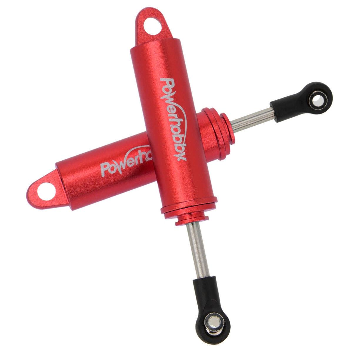 Powerhobby 80mm Promatics Two Stage Internal Spring Shocks (2) Red - PowerHobby