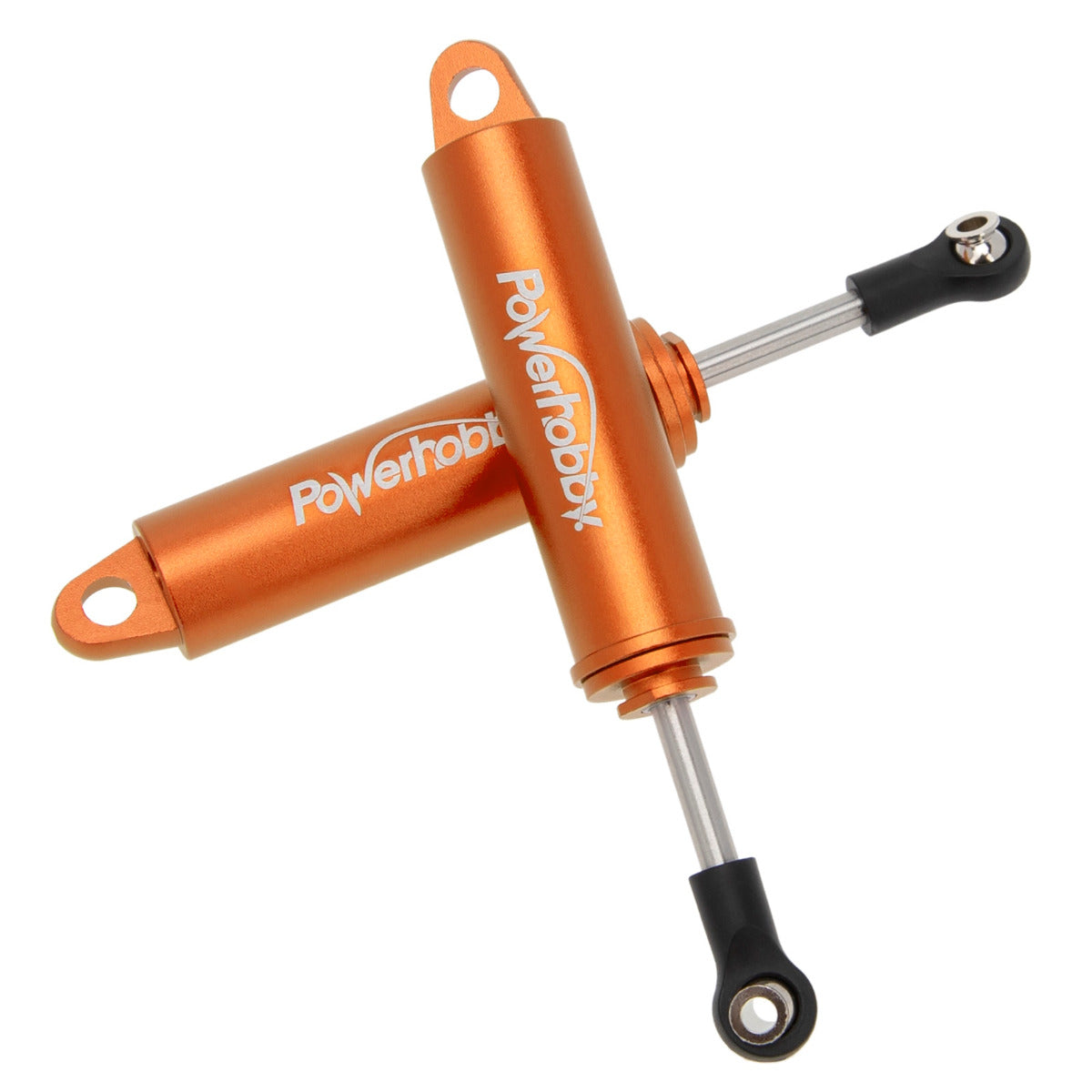 Powerhobby 90mm Promatics Two Stage Internal Spring Shocks (2) Orange - PowerHobby