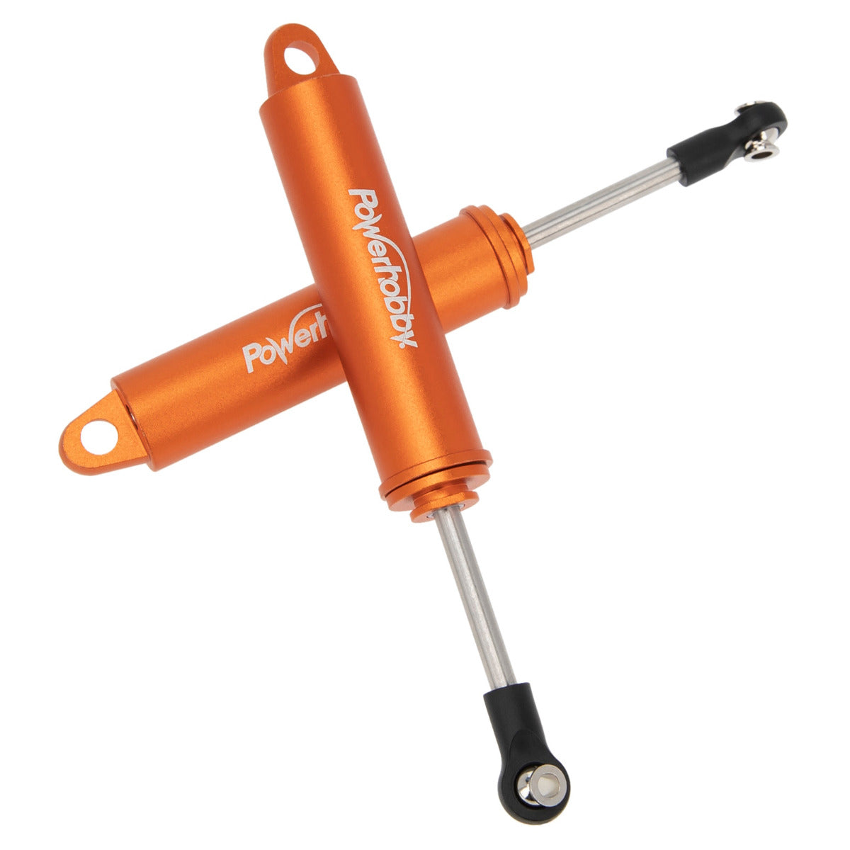 Powerhobby 100mm Promatics Two Stage Internal Spring Shocks (2) Orange - PowerHobby