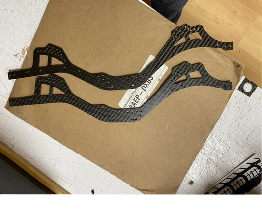 Powerhobby Carbon Chassis Rail Set FOR Axial SCX10 PRO - PowerHobby