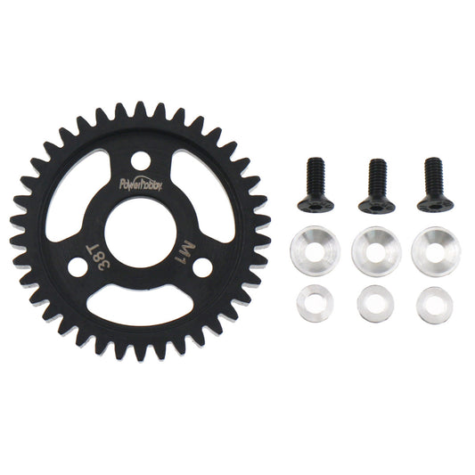 Powerhobby Mod 1 38T Hardened Steel Spur Gear FOR Traxxas Revo / Slayer - PowerHobby