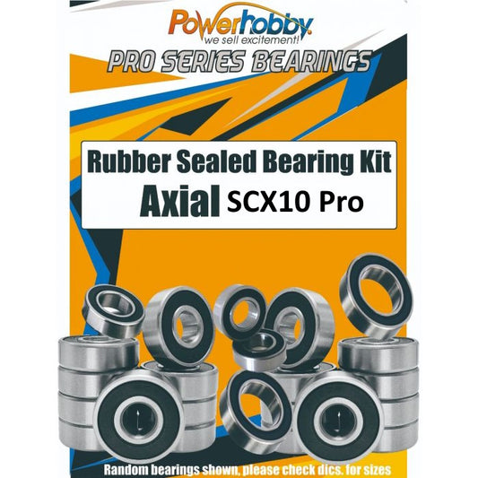 Powerhobby Rubber Sealed Bearing Kit Axial SCX10 Pro - PowerHobby