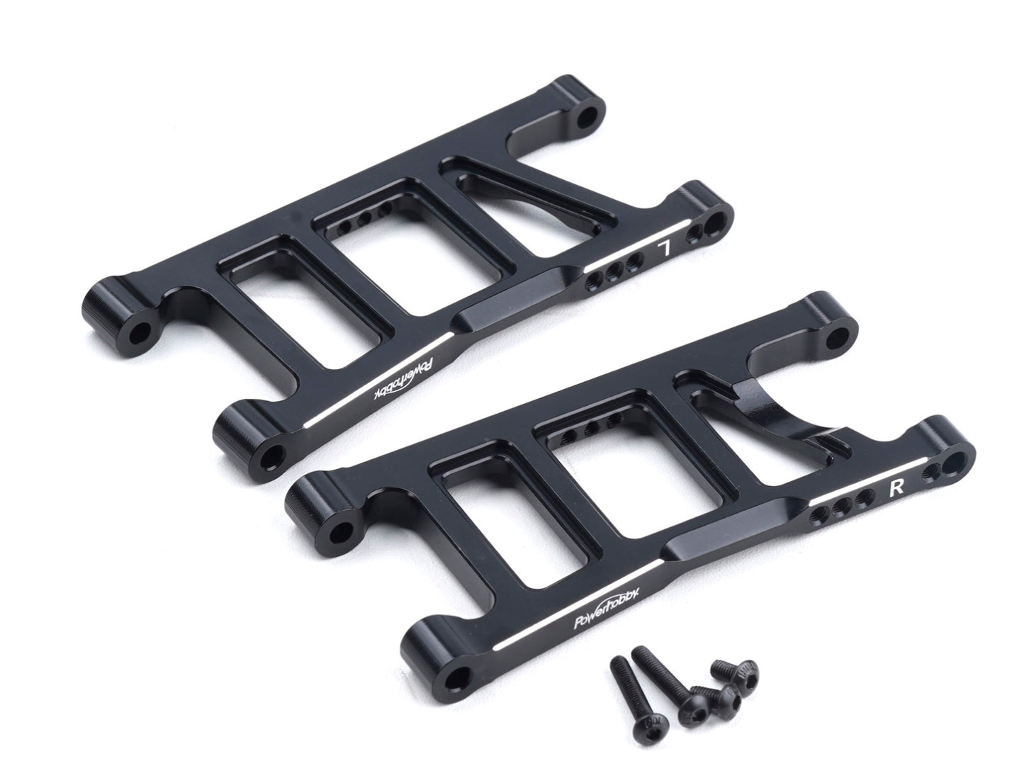 Powerhobby Aluminum Rear Suspension Arms Arrma 1/10 4x4 3S Granite / Senton / Vorteks - PowerHobby