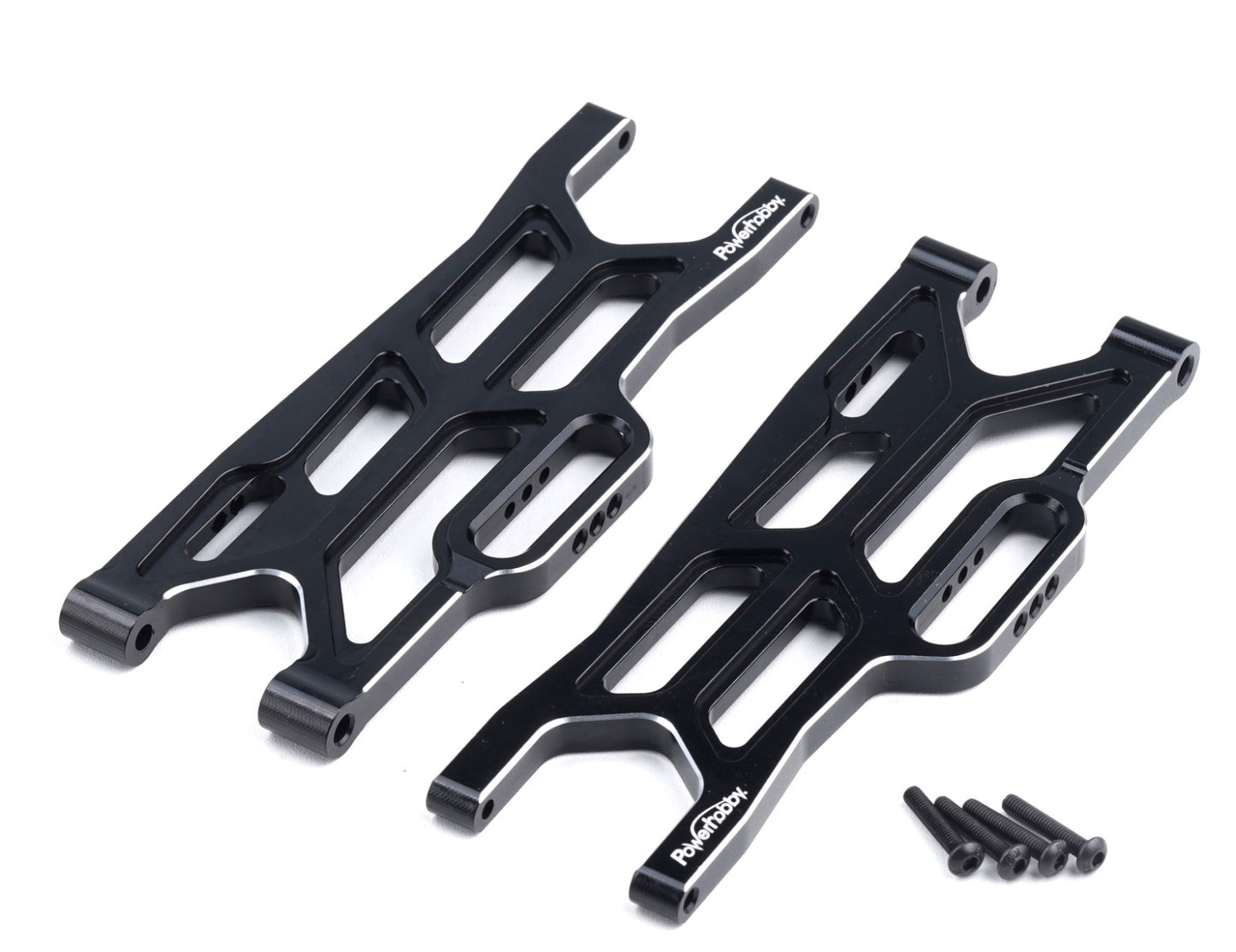 Powerhobby Aluminum Front V2 Long Lower Suspension Arms Arrma Kraton Outcast 4S - PowerHobby