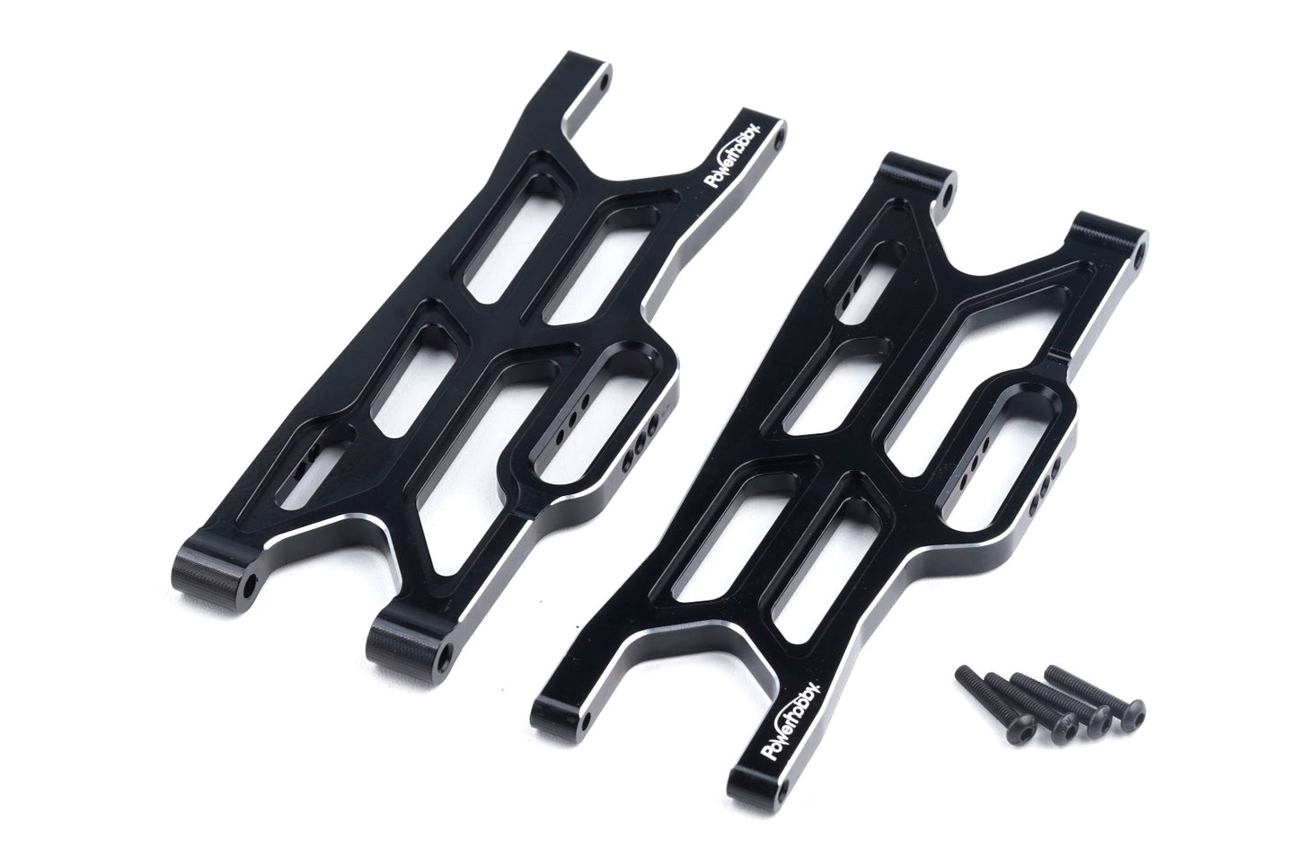 Powerhobby Aluminum Front V2 Long Lower Suspension Arms Arrma Kraton Outcast 4S - PowerHobby