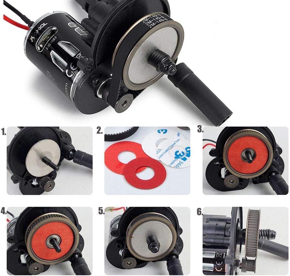 Powerhobby Belt Drive Transmission Gears System 5mm Axial SCX10 / II - PowerHobby