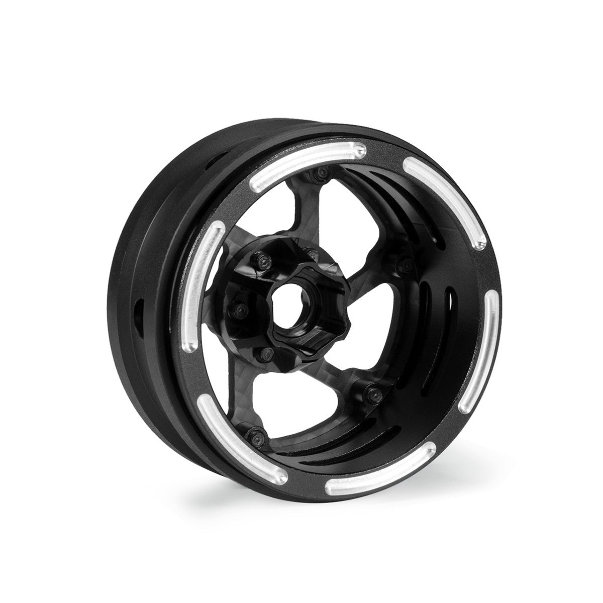 Powerhobby 1.9" Carbon Fiber Lightweight Beadlock Wheels A 1/10 Rock Crawler - PowerHobby