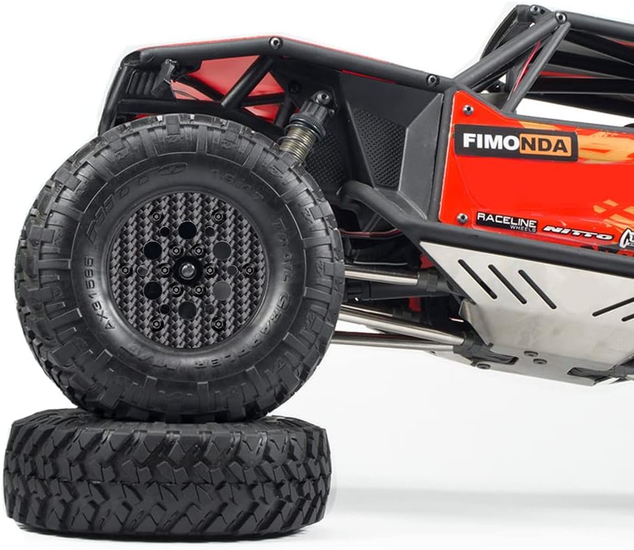 Powerhobby 1.9" Carbon Fiber Lightweight Beadlock Wheels C 1/10 Rock Crawler - PowerHobby