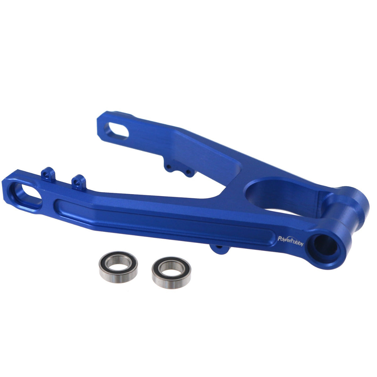 Powerhobby 7075 Aluminum Rear Swing Arm w Large Inner Bearing Blue Losi Promoto MX - PowerHobby