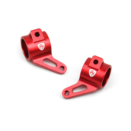 Powerhobby Aluminum Front Knuckles Red FOR Traxxas Slash Rustler Bandit Stampede - PowerHobby