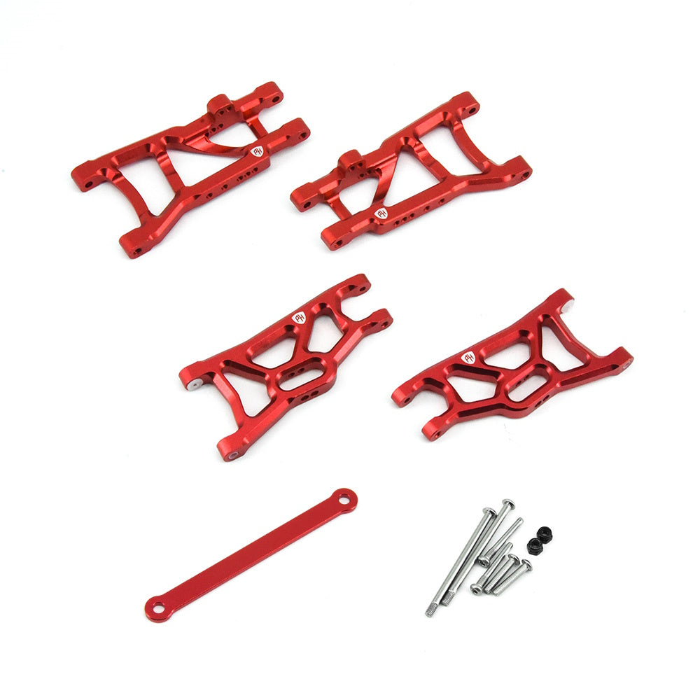 Powerhobby Aluminum Front / Rear Suspension A-Arms Red FOR Traxxas Slash 2WD - PowerHobby