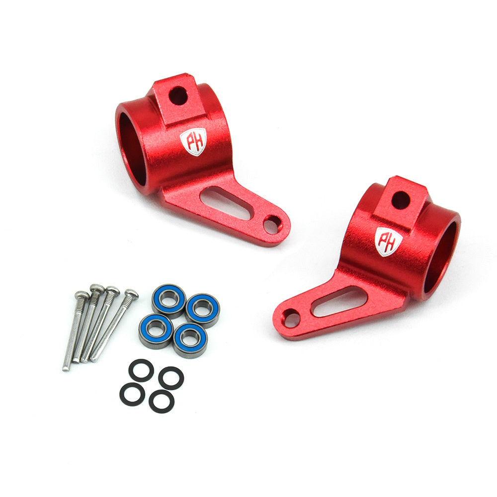 Powerhobby Oversized Aluminum Front Steering Knuckle FOR Traxxas Slash 2WD Stampede Bandit RED - PowerHobby