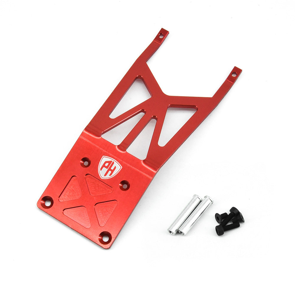 Powerhobby Aluminum Front Skid Plate Red FOR Traxxas Slash 2WD - PowerHobby