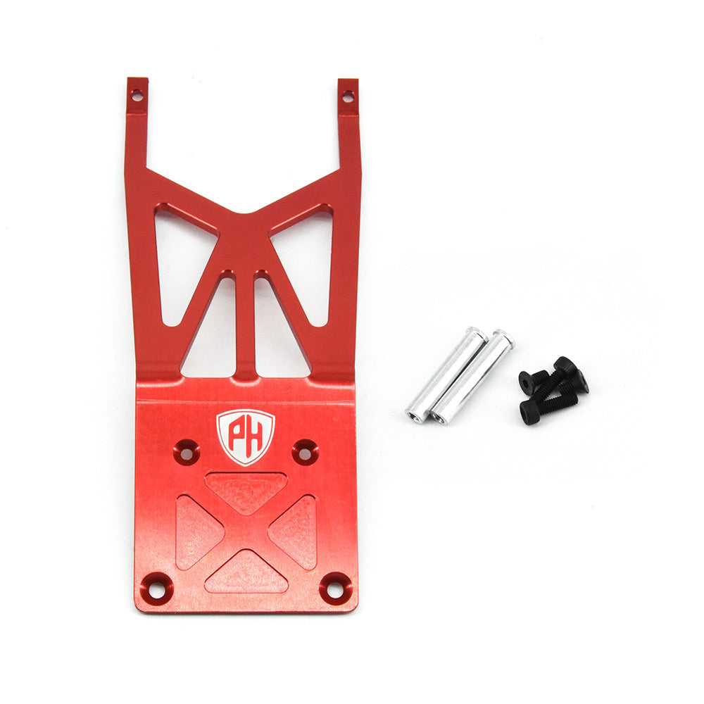 Powerhobby Aluminum Front Skid Plate Red FOR Traxxas Slash 2WD - PowerHobby