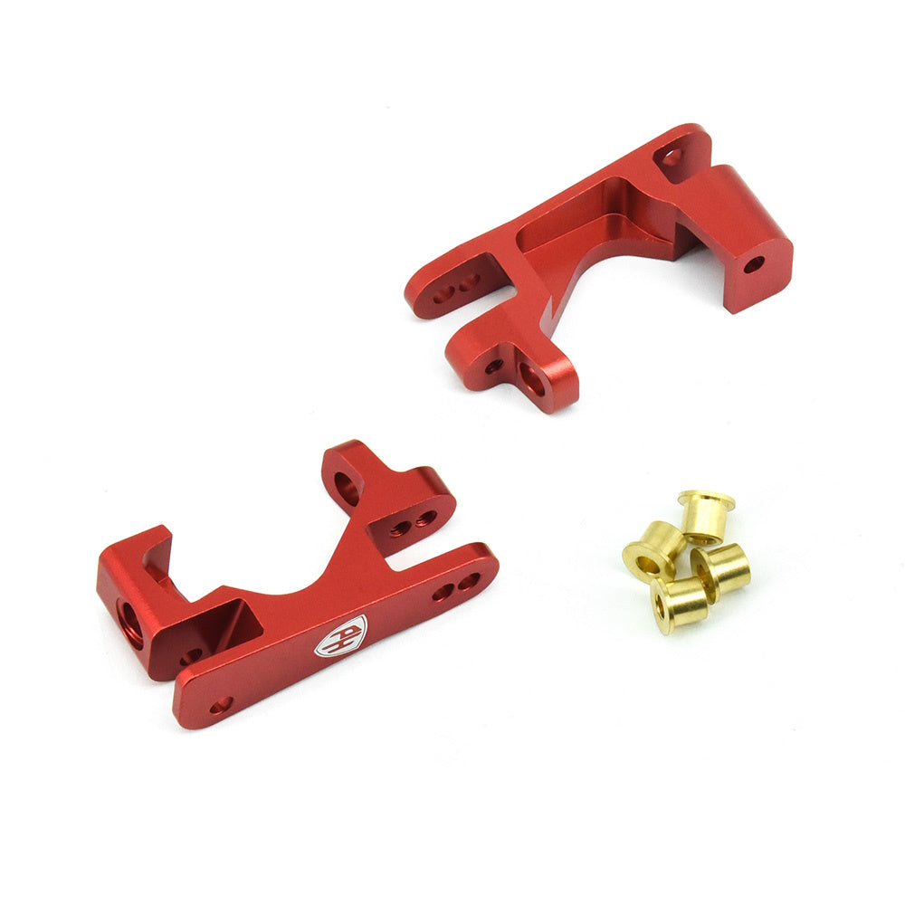 Powerhobby Aluminum Front Castor Blocks Red FOR Traxxas Slash 4WD / 4X4 - PowerHobby