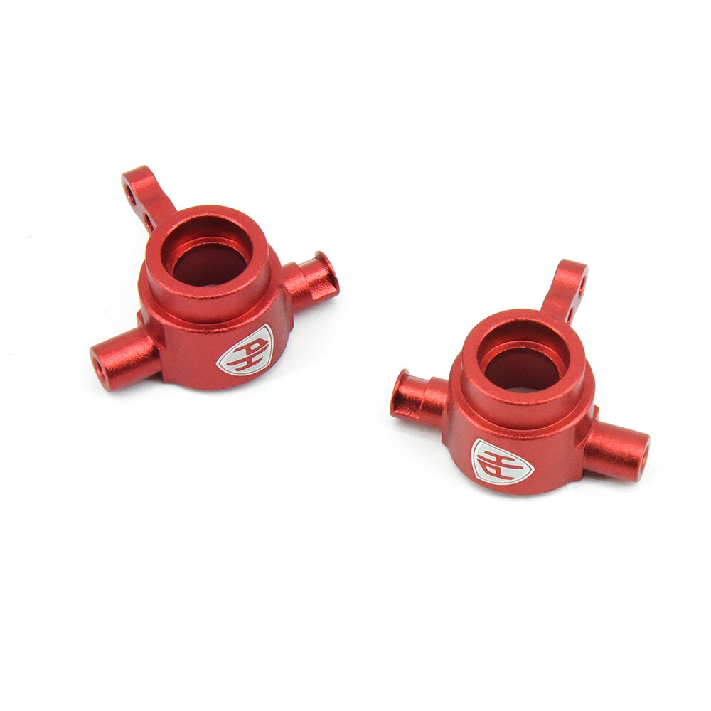 Powerhobby Aluminum Front Steering Knuckles Red FOR Traxxas Slash 4WD / 4X4 - PowerHobby