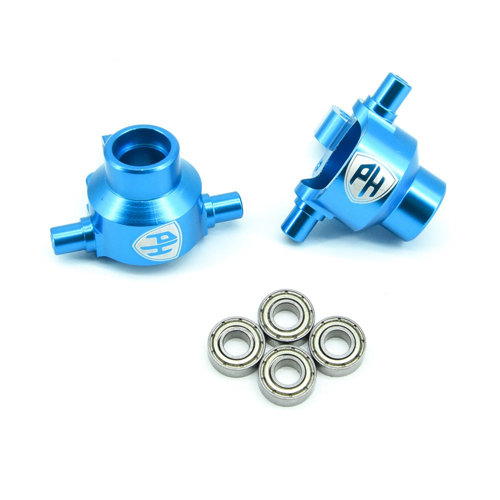 Powerhobby Aluminum Front Hub / Knuckle Arm Tamiya TT-01 - PowerHobby